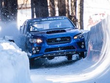 Subaru WRX STI pe pista de bob