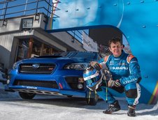 Subaru WRX STI pe pista de bob