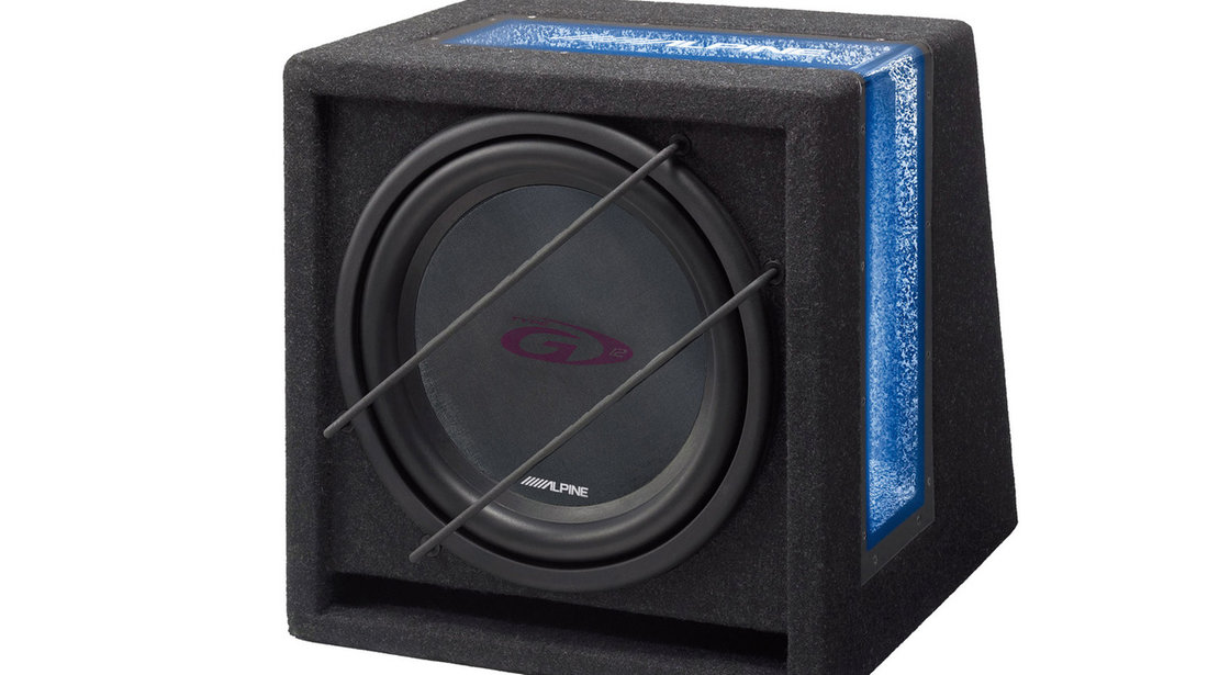 Subwoofer Alpine SBE-1244BR putere maxima 650 W optional Montaj