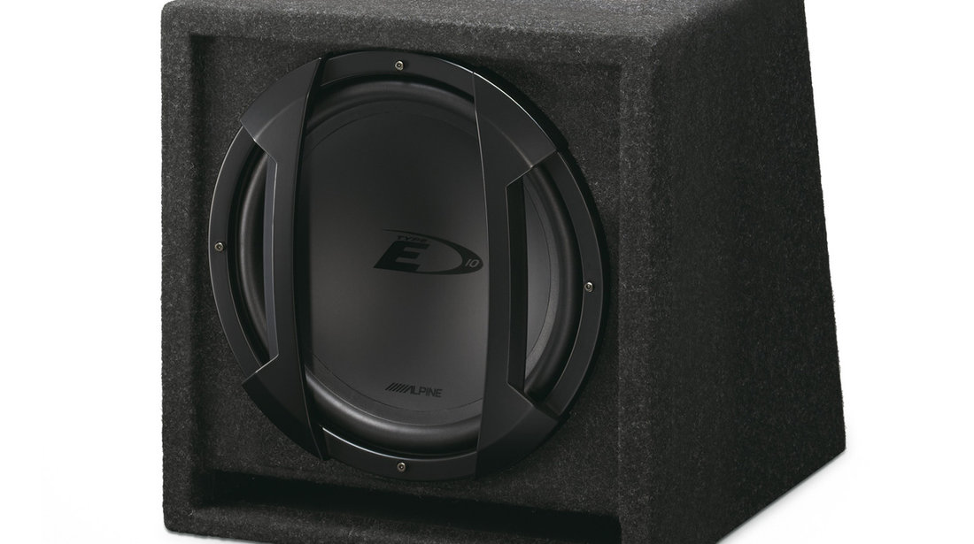 Subwoofer Alpine SBG-1044BR putere maxima 500 W optional Montaj