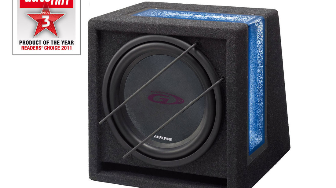 Subwoofer Alpine SBG-844BR putere maxima 400 W Montaj in toata Ro