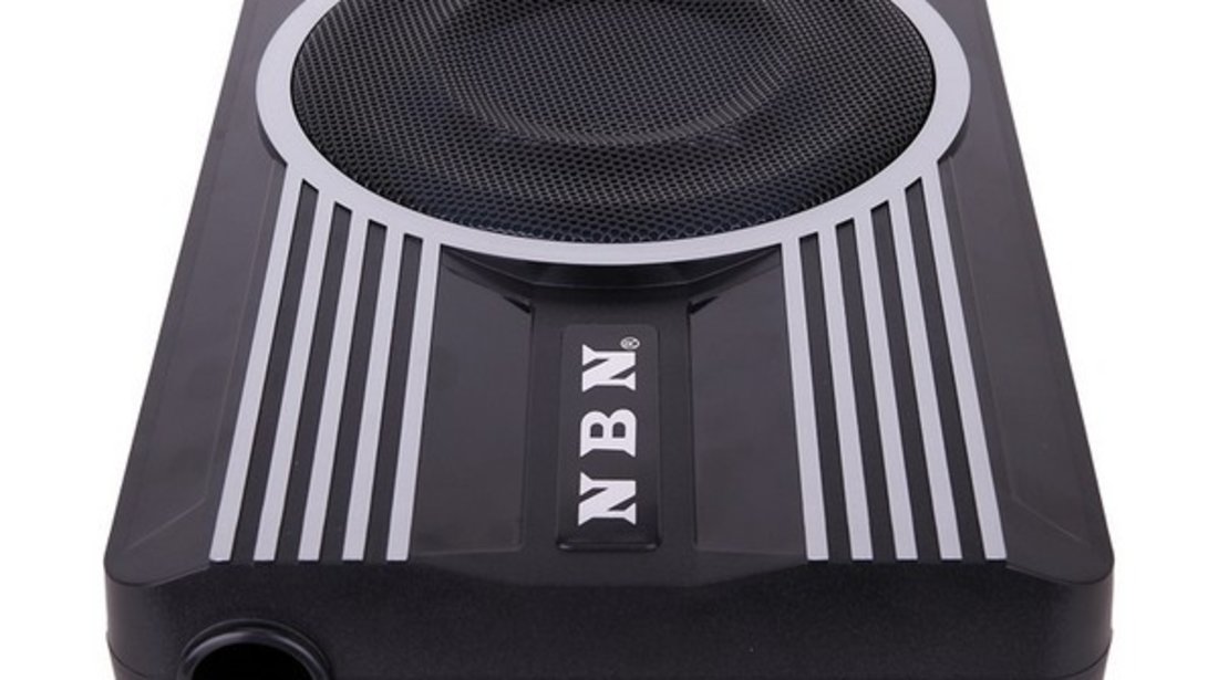 Subwoofer Auto Activ NBN 813 Model Underseat (sub scaun) 8'' 20 cm Putere 90W RMS Putere Maxima 300W