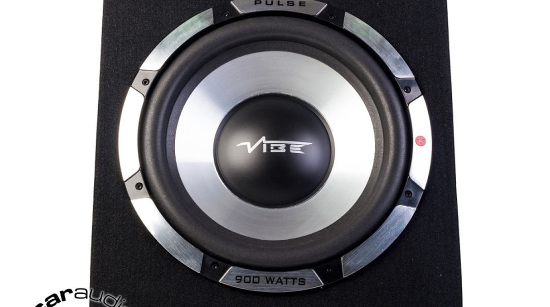 Subwoofer auto activ Vibe Pulse V12-V4, 900 W MAX 300W RMS