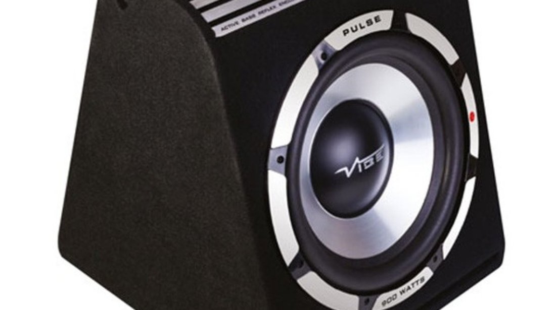 Subwoofer auto activ Vibe Pulse V12-V4, 900 W MAX 300W RMS