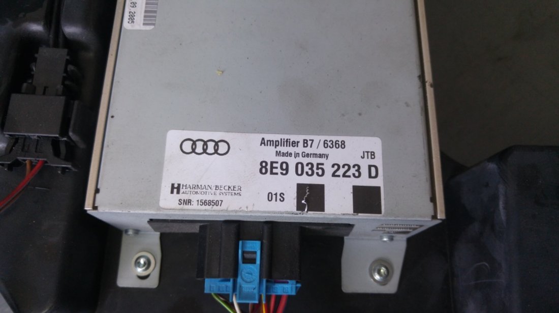 Subwoofer cu amplificator auto audi a4 b7 8e9035382d 8e9035223d