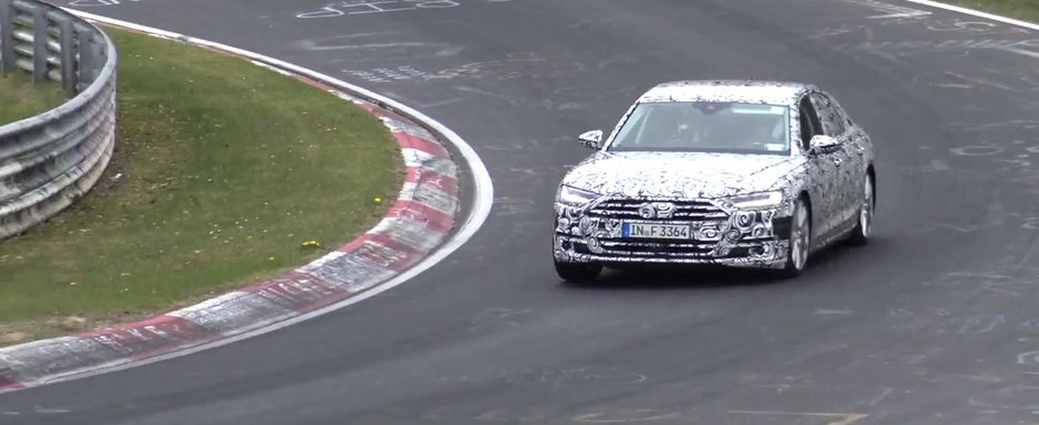 Suna ca un avion la decolare. Noul Audi S8, surprins pentru prima oara in teste Suna ca un avion la decolare. Noul Audi S8, surprins pentru prima oara in teste