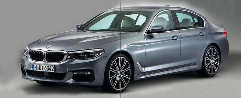 Sunt primele imagini ale noului BMW Seria 5. Masina bavareza arata ca un mini-Seria 7
