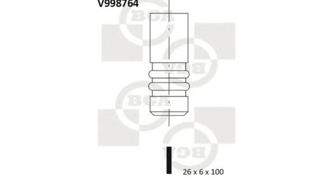 Supapa admisie BMW Seria 3 Cabriolet (E93) (2006 - 2013) BGA V998764 piesa NOUA