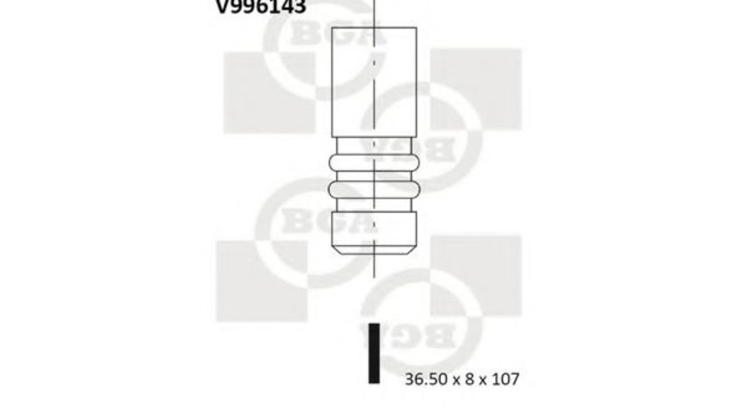 Supapa admisie FORD COURIER (J3, J5) (1996 - 2016) BGA V996143 piesa NOUA