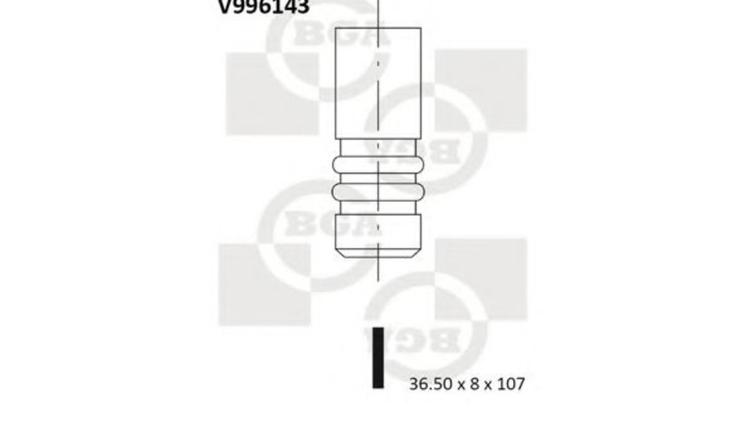 Supapa admisie FORD FOCUS C-MAX (2003 - 2007) BGA V996143 piesa NOUA