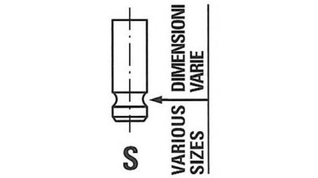 Supapa admisie Mazda 6 Station Wagon (GY) 2002-2007 #2 013VE30998000