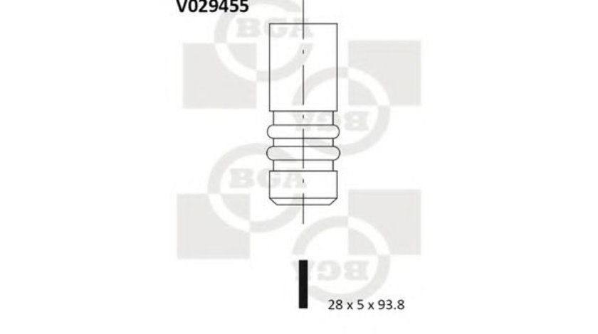 Supapa admisie OPEL MERIVA (2003 - 2010) BGA V029455 piesa NOUA