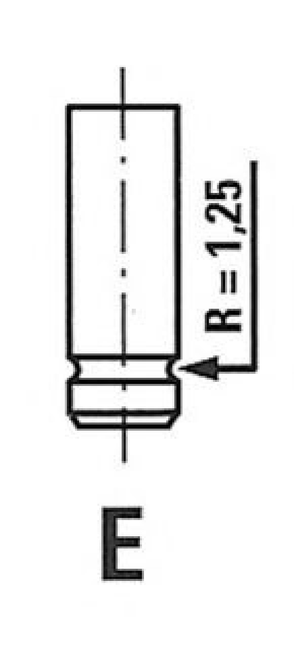 Supapa admisie RENAULT SYMBOL I (LB0/1/2) (1998 - 2008) FRECCIA R4574/S piesa NOUA