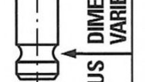 Supapa admisie TOYOTA LAND CRUISER (LJ12, KZJ12, T...