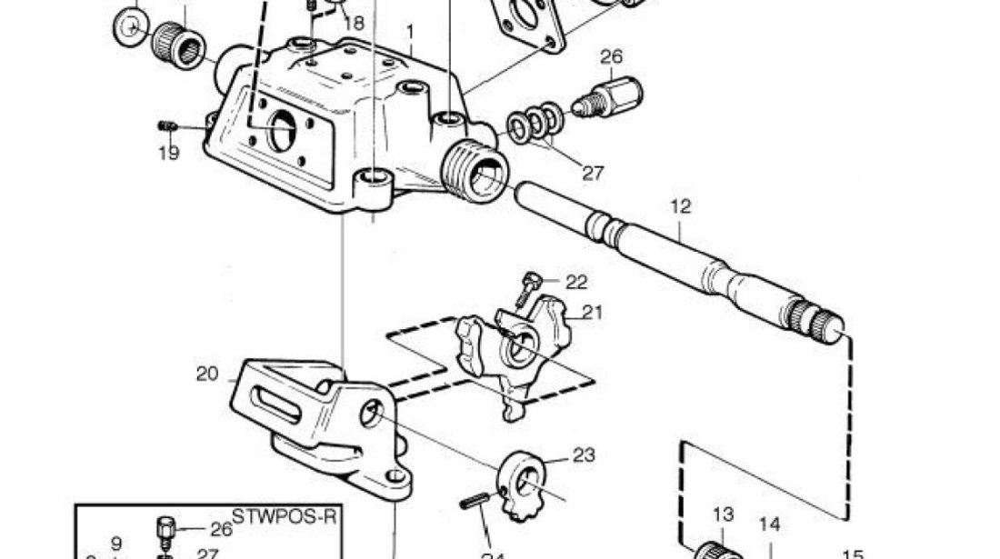 Supapa blocare cilindru schimbator cutie viteza Volvo FH12(I) poz.26 CEI 1669988