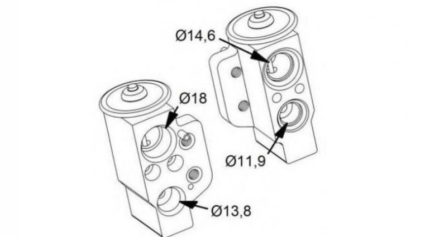 Supapa clima Seat SEAT LEON (1P1) 2005-2012 #3 1K0820679