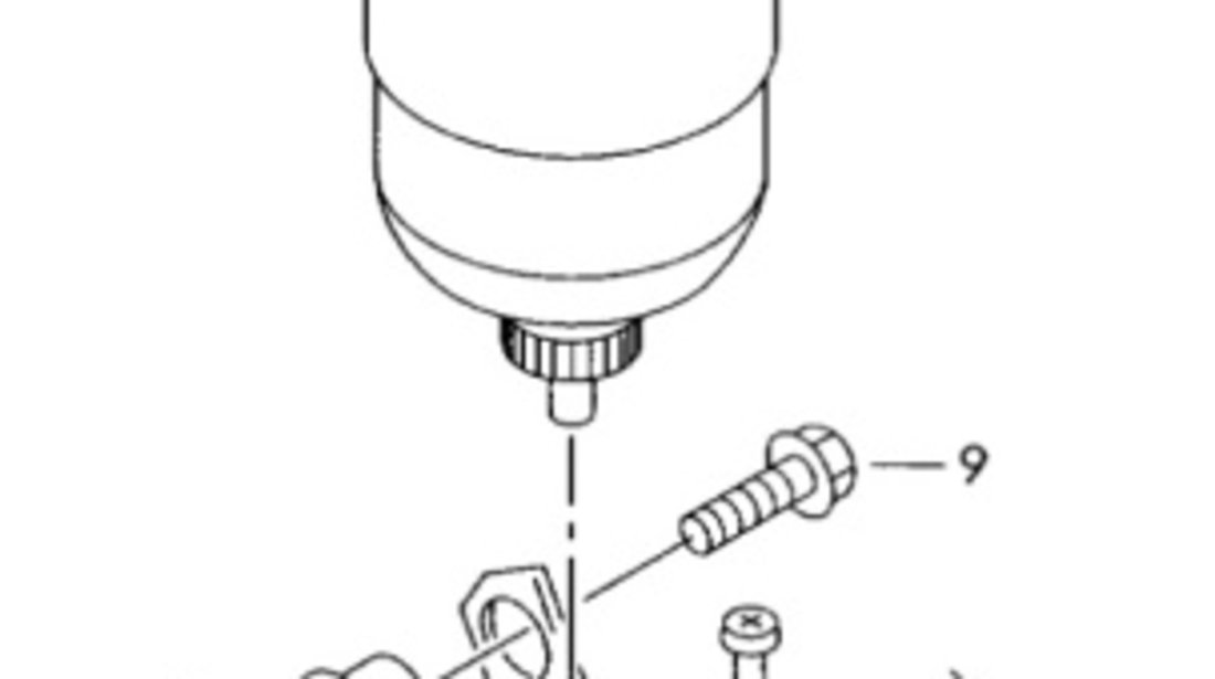 Supapa combustibil Audi A6 C5 (4B2) Berlina 2002 1.9 TDI OEM 1J0127247A