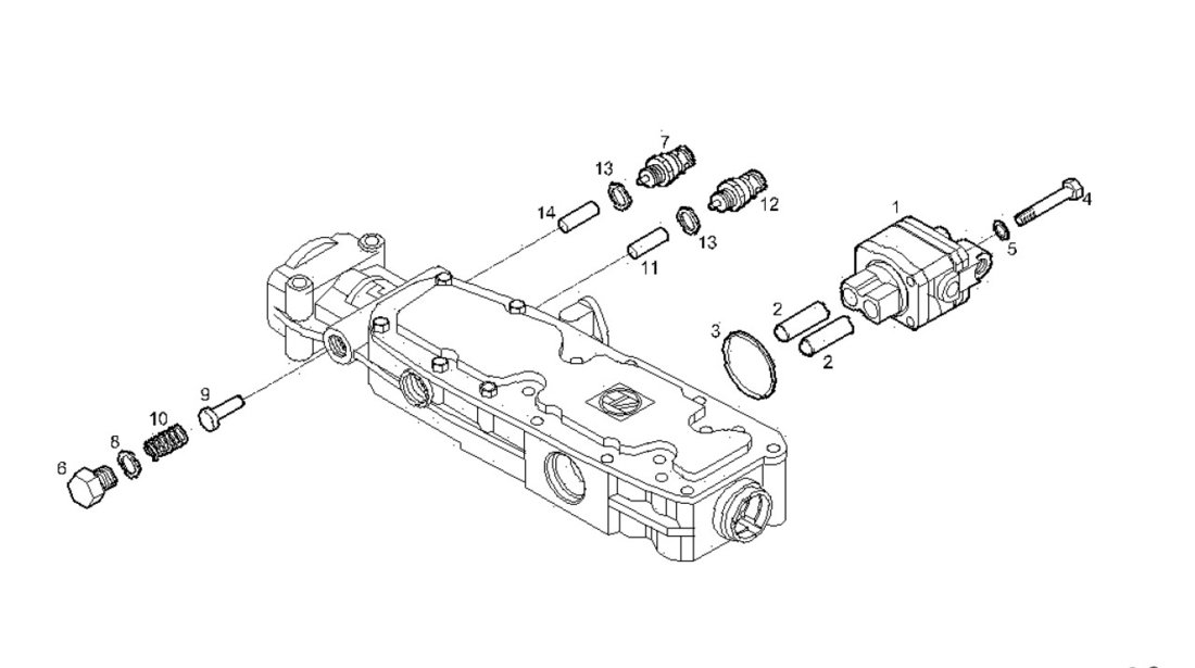 Supapa cutie viteze Iveco Eurotech (poz.1) IVECO OE 42538044