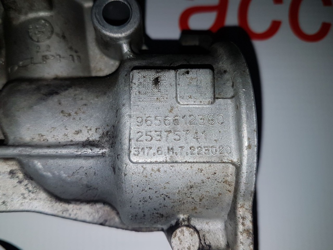 Supapa egr 9656612380 citroen c5 II 2.0 hdi rhr 136 cai