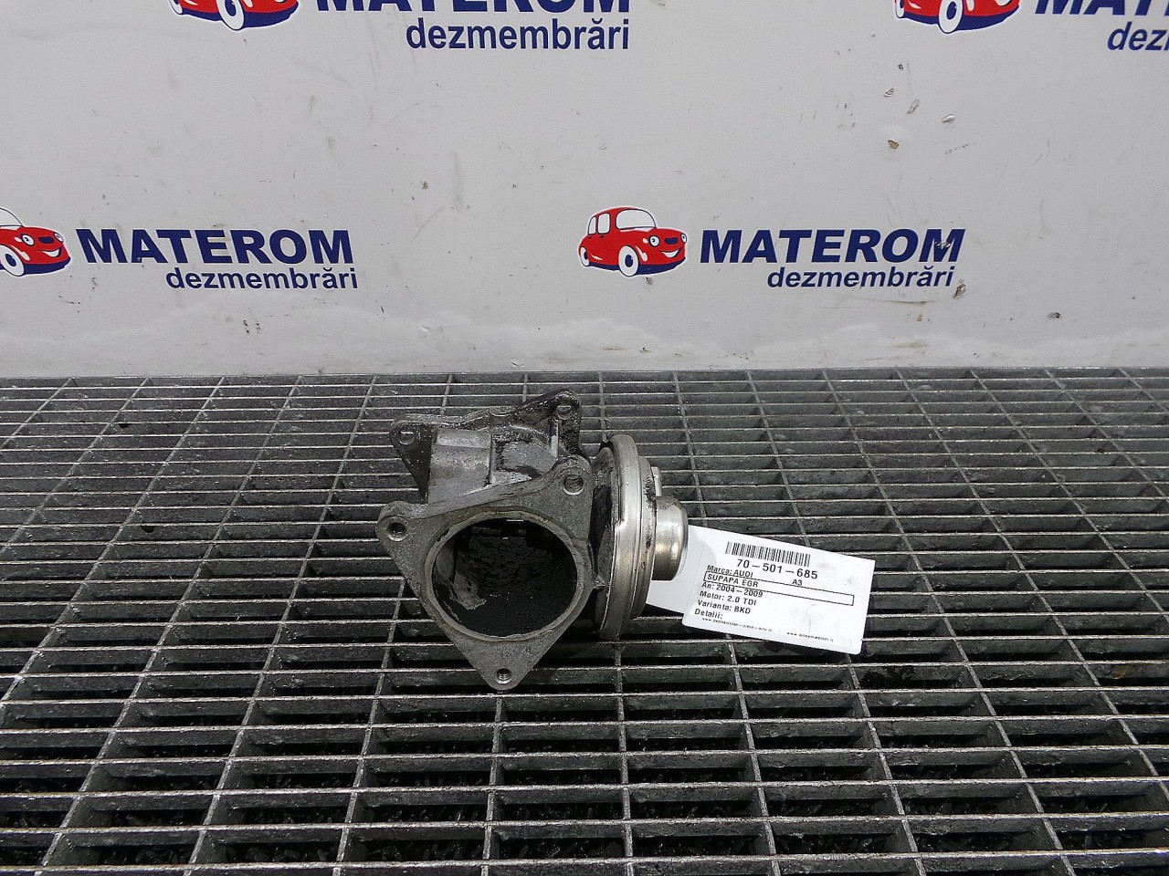 SUPAPA EGR AUDI A3 2.0 TDI - (2004 2007)