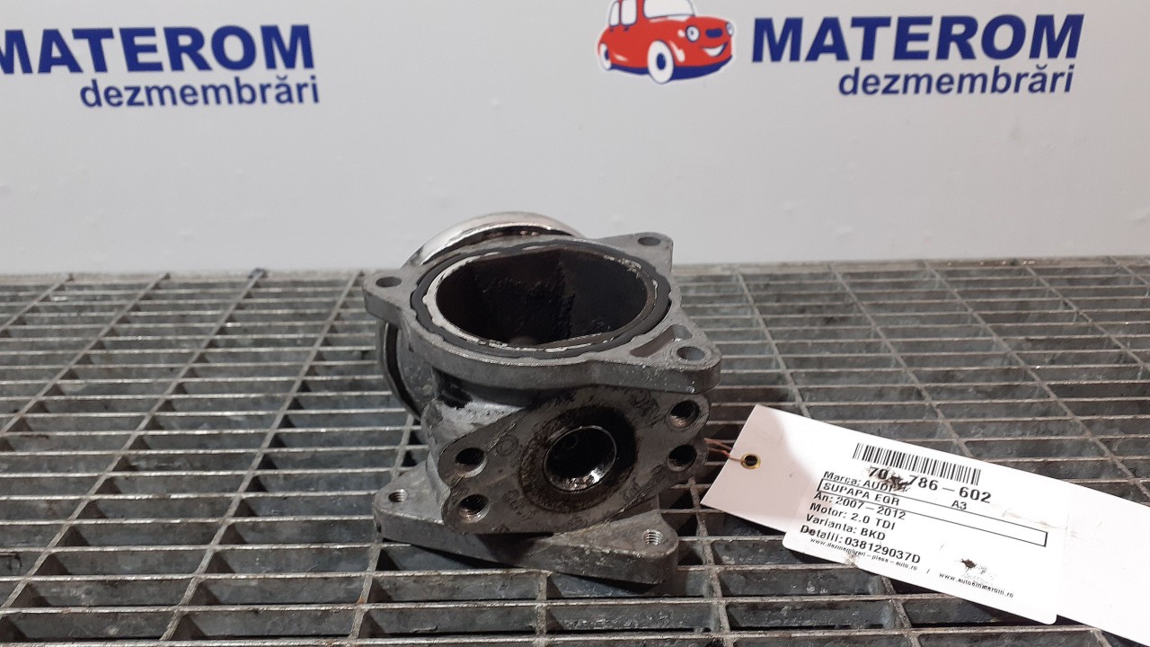 SUPAPA EGR AUDI A3 2.0 TDI - (2007 2012)
