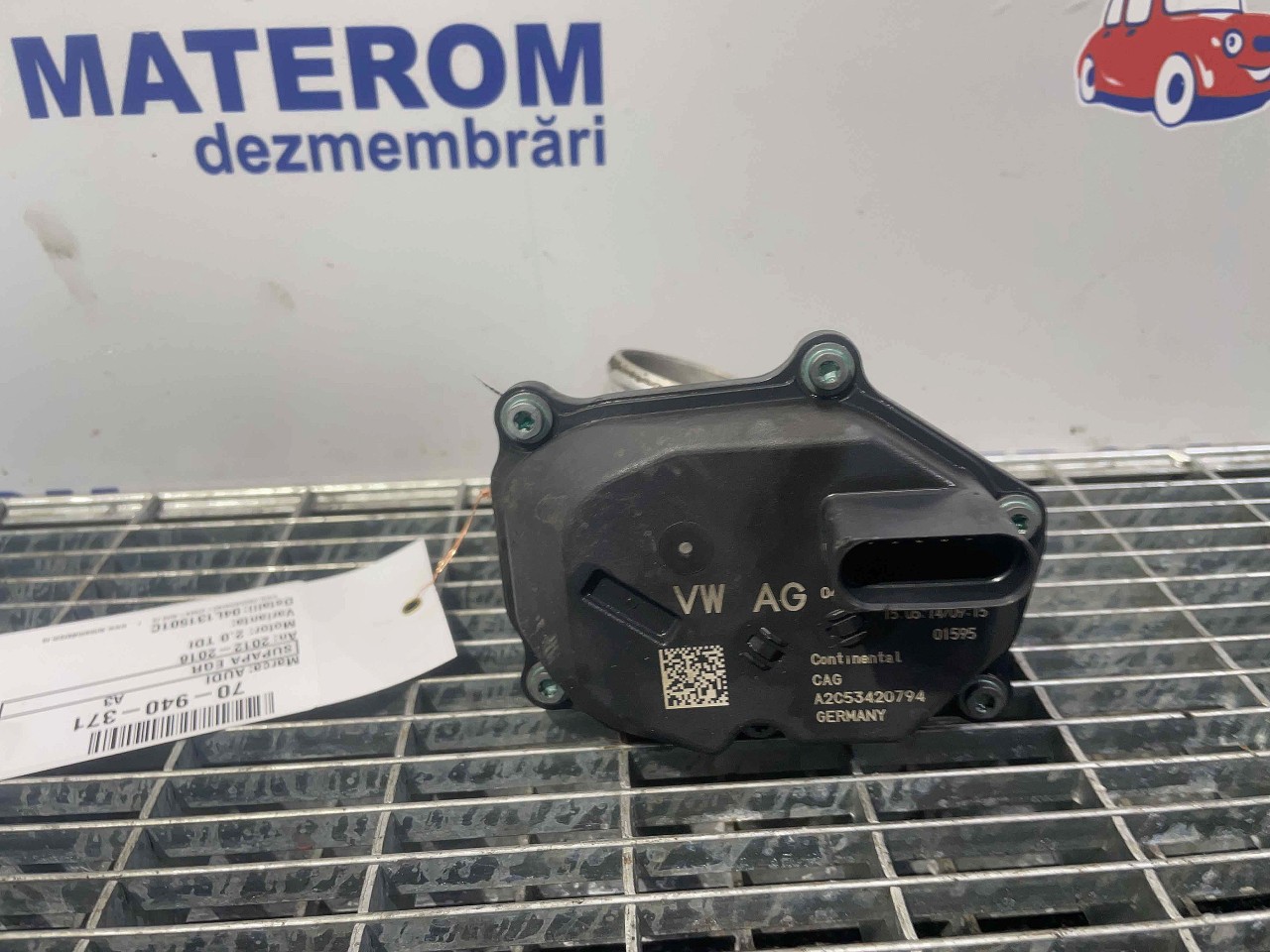 SUPAPA EGR AUDI A3 2.0 TDI - (2012 2016)