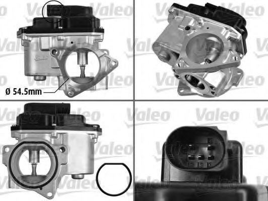 Supapa EGR AUDI A4 Allroad (8KH, B8) (2009 - 2016) VALEO 700424 piesa NOUA