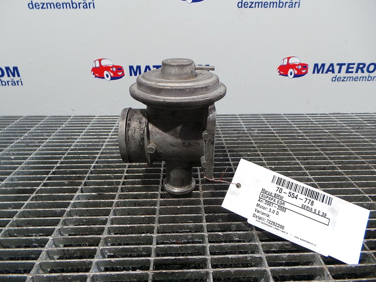 SUPAPA EGR BMW SERIA 5 E 39 3.0 D - (2000 2003)