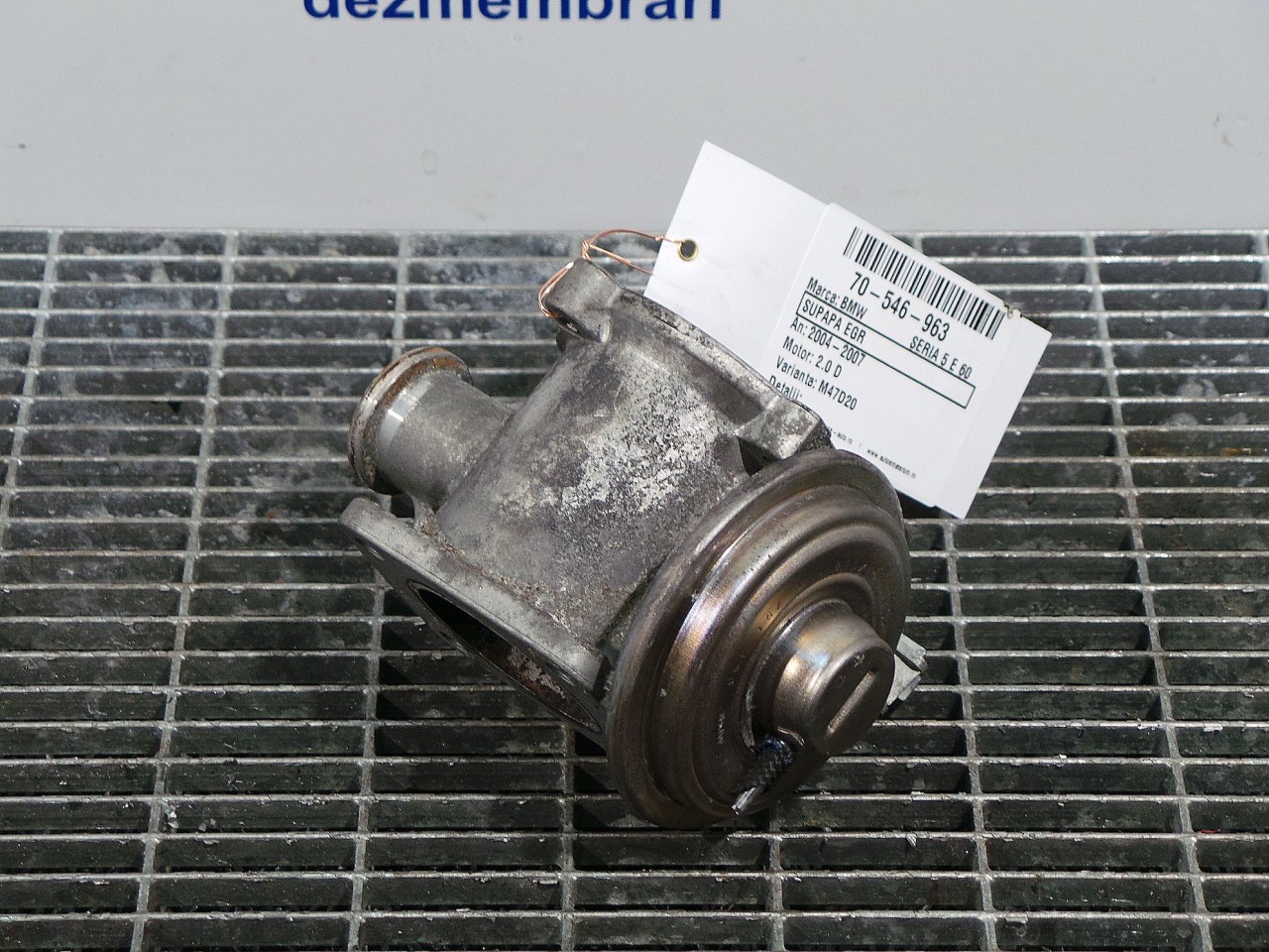 SUPAPA EGR BMW SERIA 5 E 60 2.0 D - (2004 2007)
