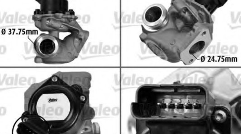 Supapa EGR CITROEN C1 (PM, PN) (2005 - 2016) VALEO 700413 piesa NOUA