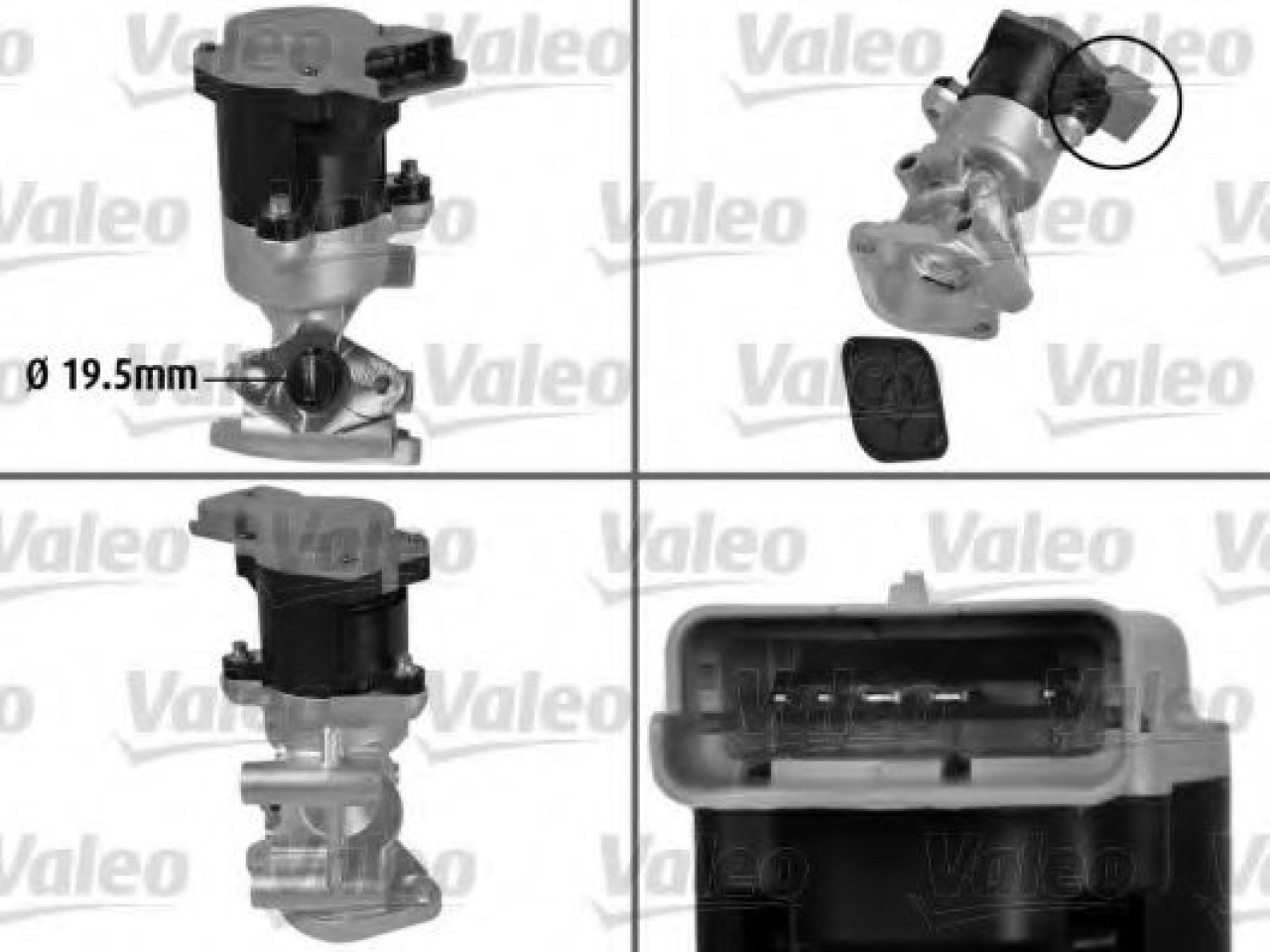 Supapa EGR CITROEN C5 III Break (TD) (2008 - 2016) VALEO 700410 piesa NOUA