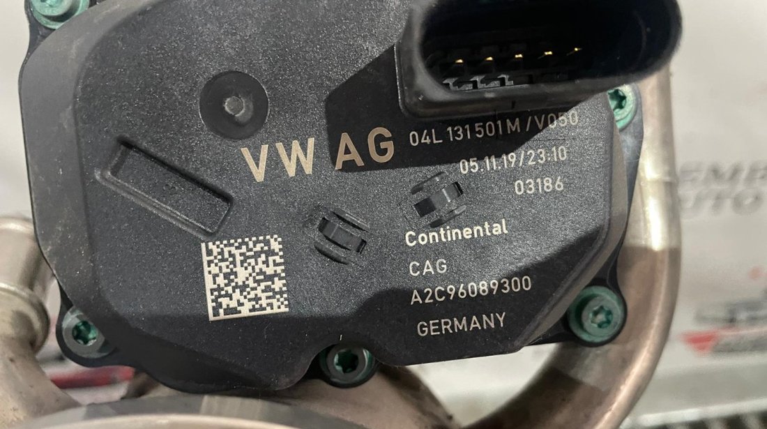 Supapa EGR cu Racitor de Gaze VW T-Roc (A11) 1.6 TDI 115cp cod: 04L131501M -04L131512BR