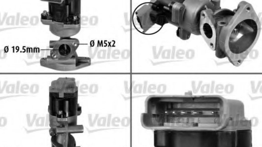 Supapa EGR LAND ROVER DISCOVERY III (LA, TAA) (2004 - 2009) VALEO 700423 piesa NOUA