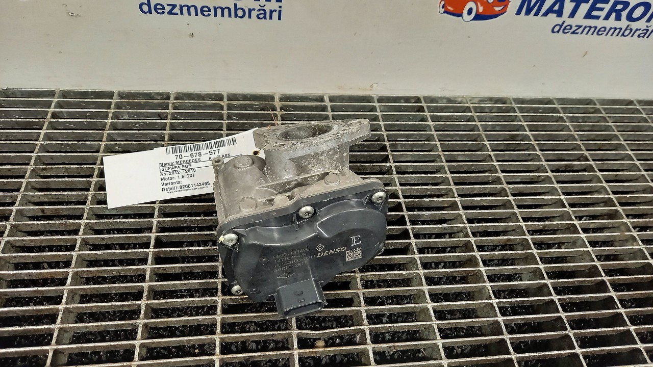 SUPAPA EGR MERCEDES A-CLASS A-CLASS 1.5 CDI - (2012 2018)