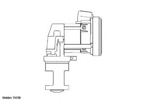 Supapa EGR MERCEDES C-CLASS T-Model (S204) (2007 - 2014) WAHLER 7625D piesa NOUA