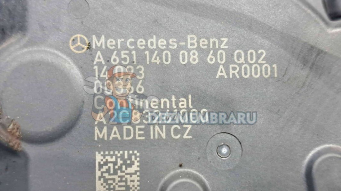 Supapa EGR Mercedes Clasa E (W212) [Fabr 2009-2016] A6511400860 A2C83261000 2.2 CDI 651924