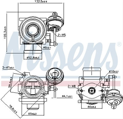 Supapa Egr Noua Csnbb Nissens Vw 98225