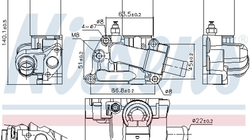 Supapa EGR OPEL CORSA B 1.0 intre 1996-2000