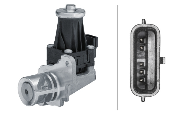 Supapa EGR partea de jos (6NU014864691 HELLA) NISSAN,RENAULT