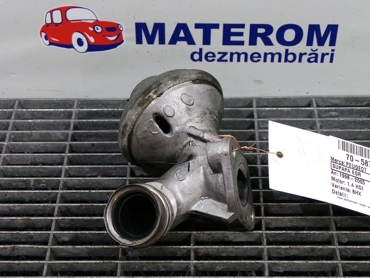 SUPAPA EGR PEUGEOT 206 1.4 HDI - (1998 2003)