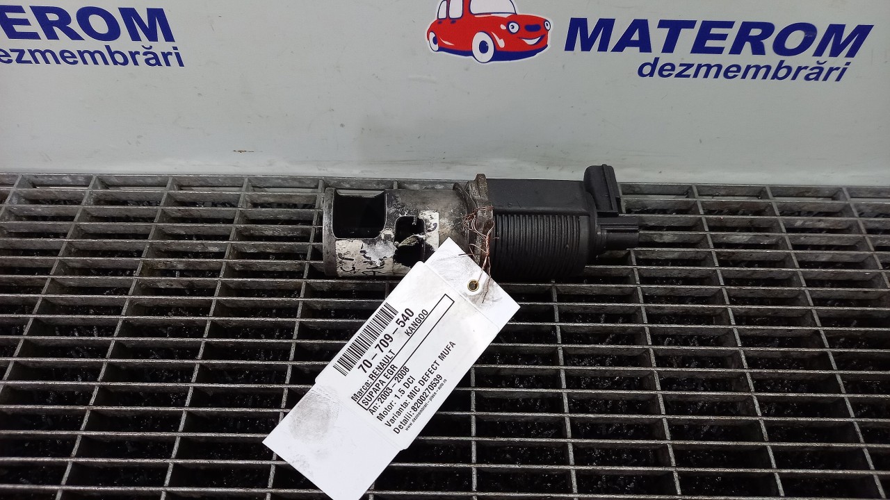 SUPAPA EGR RENAULT KANGOO 1.5 DCI - (2003 2008)