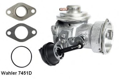 Supapa EGR SEAT ALTEA (5P1) (2004 - 2016) WAHLER 7451D piesa NOUA