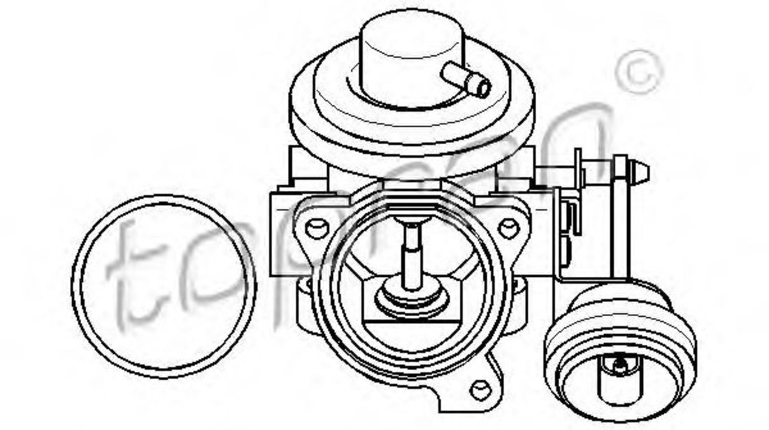 Supapa EGR SKODA FABIA I Combi (6Y5) (2000 - 2007) TOPRAN 113 162 piesa NOUA