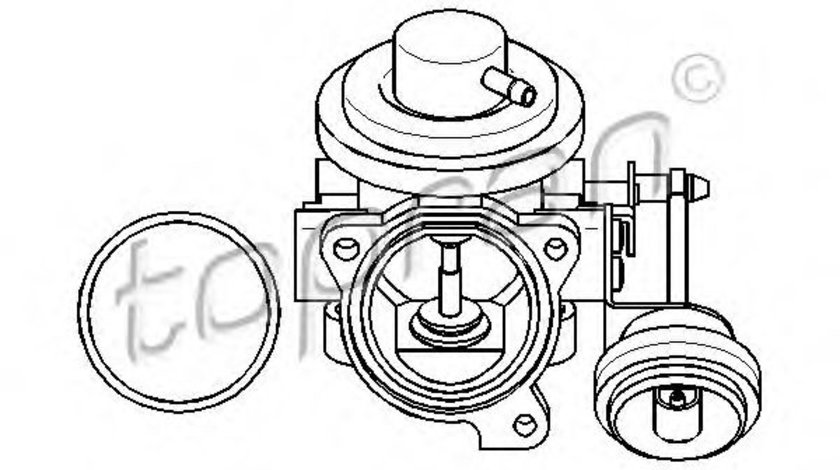 Supapa EGR SKODA OCTAVIA I (1U2) (1996 - 2010) TOPRAN 113 162 piesa NOUA