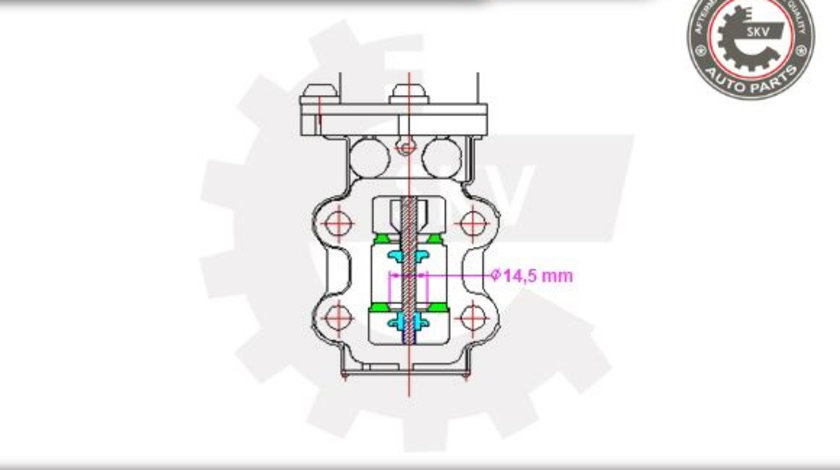 Supapa EGR ; TOYOTA Auris Avensis Corolla Rav 4 III ; 256200R022