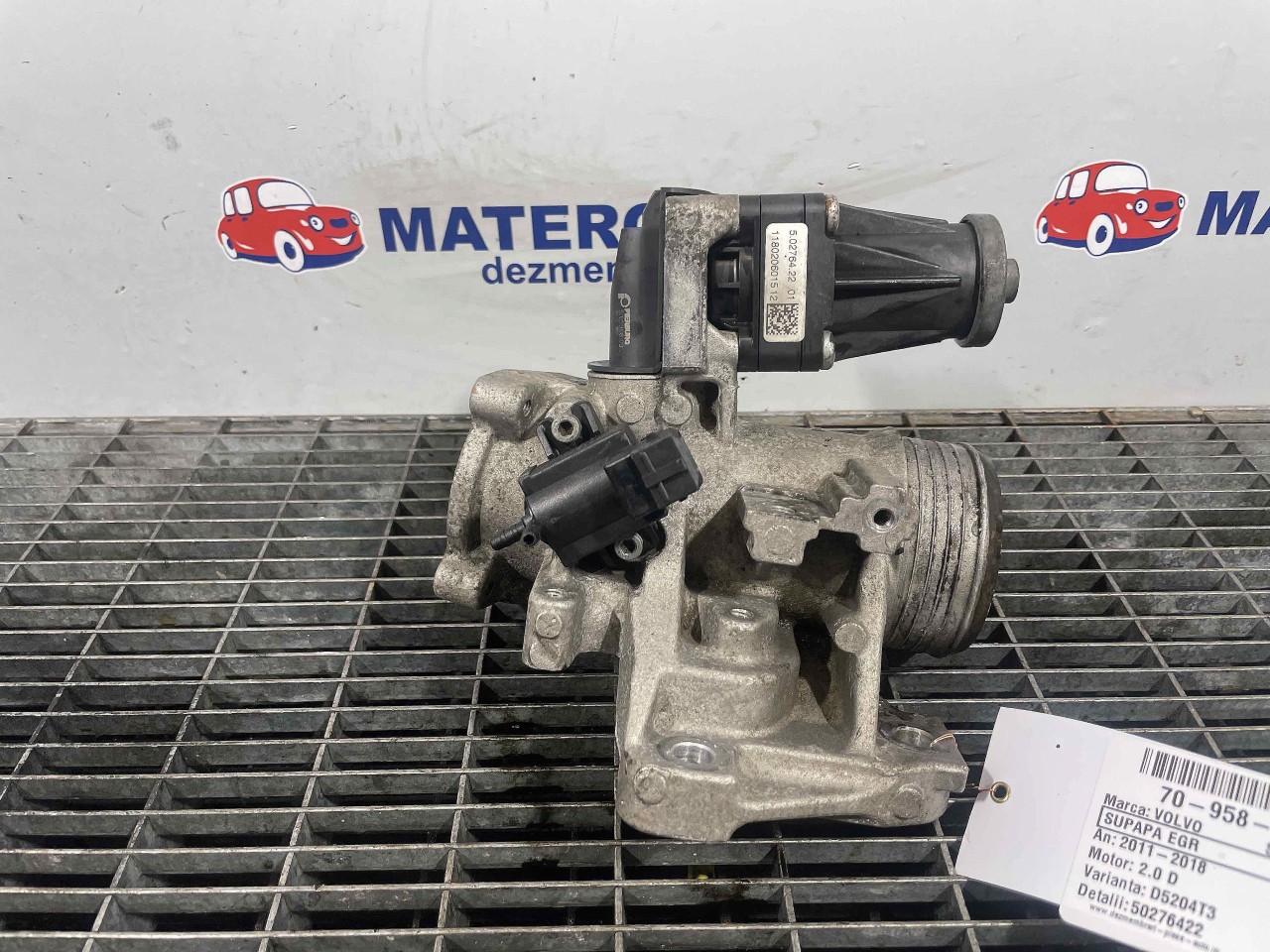 SUPAPA EGR VOLVO S60 S60 2.0 D - (2011 2018)