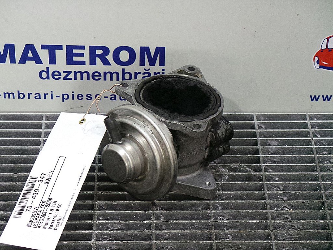 SUPAPA EGR VW GOLF V 1.9 TDI - (2004 2008)