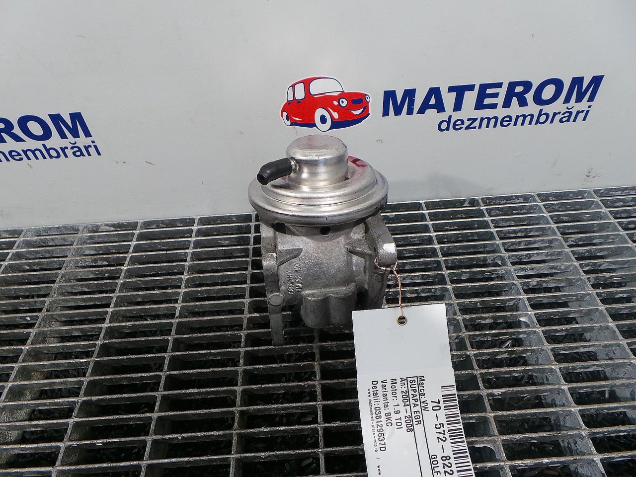 SUPAPA EGR VW GOLF V 1.9 TDI - (2004 2008)