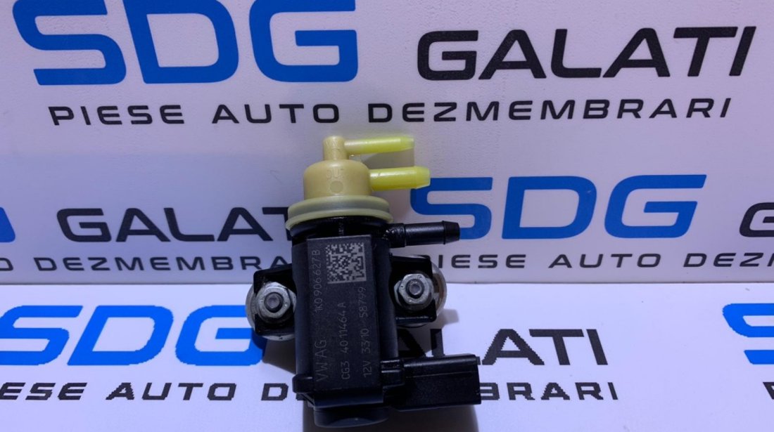 Supapa / Electrovalva Vacuum / Vacuum Audi A1 1.4 CUSB / 1.6 CXMA 2014 - 2018 Cod Piesa : 1K0906627B / 1K0 906