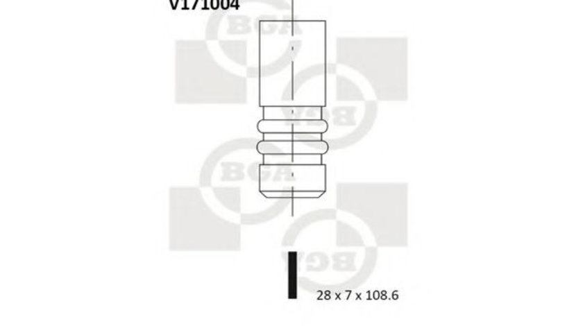 Supapa evacuare ALFA ROMEO 156 (932) (1997 - 2005) BGA V171004 piesa NOUA